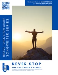 Never Stop Audio File choral sheet music cover Thumbnail